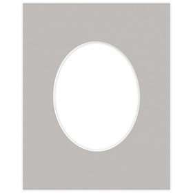 Passe partout 40x50 (24x30) OWAL SZARY - STORM - LUCA Q5305