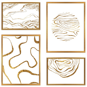 Zestaw złotych ramek na 4 zdjęć PRESTO Z GF0003