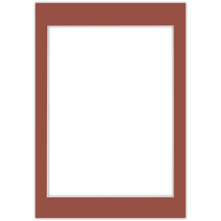 Passe partout 70x100 (60x80) CZERWONY - CAYENNE - LUCA Q5701