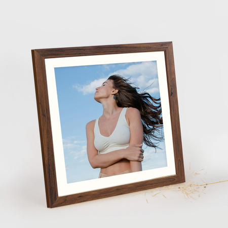 Ramka brązowa HEN 4 30x30 cm