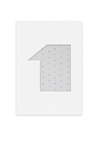 Passe Partout okienko w kształcie CYFERKI "1"