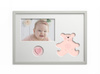 Ramka na zdjęcia do pokoju dziecięcego biała. Ramka z passe partout o rozmiarze 21x30 cm