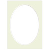 Passe partout 15x21 (13x18) OWAL ZIELONE MINT - LUCA Q5501