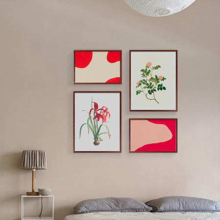 Zestaw brązowych ramek na 4 zdjęć PINIA 3 GF0003