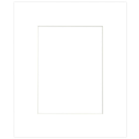 Passe partout 50x60 (30x40) - BIAŁY SUPER WHITE LUCA Q5101