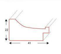 Ramka drewniana DRZG D 1 50x60 cm
