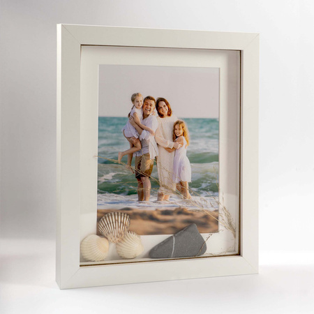 Ramka przestrzenna EXPO 3D MAX Biała 25x25 cm (15,5x15,5cm)