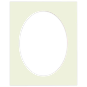 Passe partout 21x30 (15x21) OWAL ZIELONE MINT - LUCA Q5501