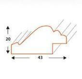 Ramka drewniana DRZG Z 15 24x30 cm