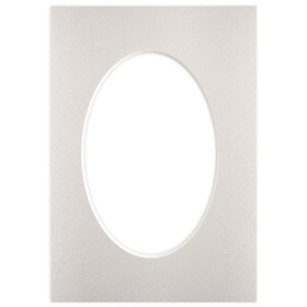 Passe partout 15x21 (10x15) OWAL SREBRNE SILVER - LUCA Q5902