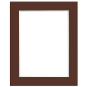 Passe partout 24x30 (18x24) BRĄZOWE CHOCOLATE - LUCA Q5603