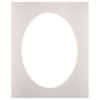 Passe partout 24x30 (18x24) OWAL SREBRNE SILVER - LUCA Q5902