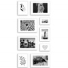 Zestaw białych ramek na 9 zdjęć PINIA 1 GF0004