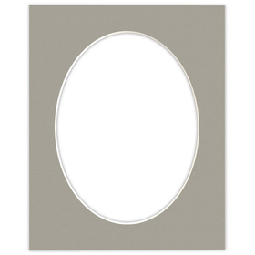 Passe partout 24x30 (18x24)  OWAL ZIELONE KHAKI - LUCA Q5503