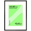 Ramka czarna HEN PASS 2 z passe-partout – rozmiar 60x80 cm (okienko 40x60 cm)