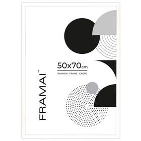 Ramka biała HEN 1 50x70 cm