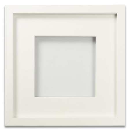 Ramka przestrzenna EXPO 3D Biała 30x30 cm (20x20cm)