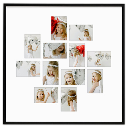 Foto Galeria Black 70x70 na 12 zdjęć