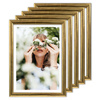 Pakiet złotych ramek drewnianych 5szt 10x15 cm HIT 1 Z