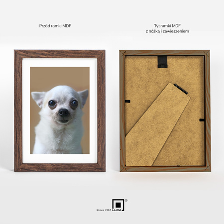 Pakiet 5 szt. brązowych ramek FDM 6 13x18 cm