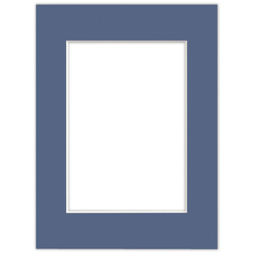 Passe partout 13x18 (9x13) NIEBIESKIE BLUE - LUCA Q5402