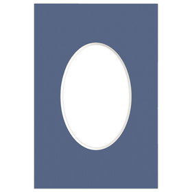 Passe partout 10x15 (6x9) OWAL NIEBIESKIE BLUE - LUCA Q5402