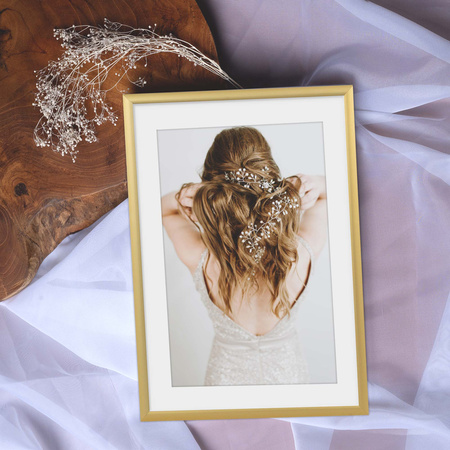 Pakiet złotych ramek aluminowych 5 szt. QAL 15x21 cm