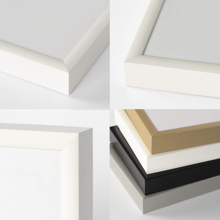 Ramka aluminiowa biała QAL 29,7X42 cm