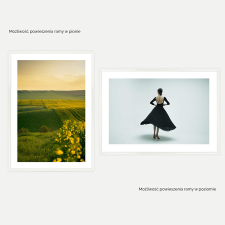 Biała ramka HEN 1 70x100 cm