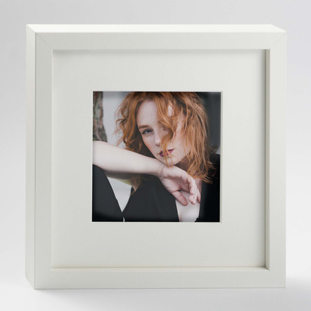 Ramka przestrzenna EXPO 3D Biała 40x40 cm (30x30cm)