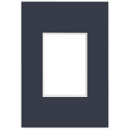 Passe partout  9x13 (5x7) GRANATOWE NAVY - LUCA Q5403