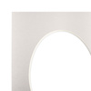 Passe partout 40x50 (30x40) OWAL SREBRNE SILVER - LUCA Q5902