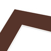Passe partout 30x40 (13x18) BRĄZOWE CHOCOLATE - LUCA Q5603