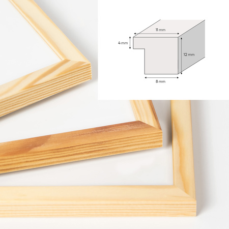 Ramka drewniana NYBYN 0 5SZT 10x15 cm