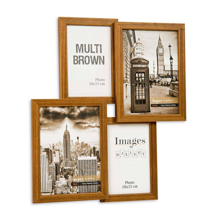 Multirama MULTI BROWN 42 ramka na 4 zdjęcia