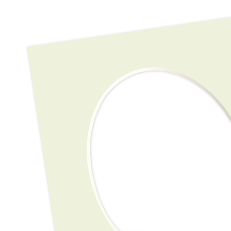 Passe partout 13x18 (10x15) OWAL ZIELONE MINT - LUCA Q5501