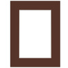 Passe partout 30x40 (21x30) BRĄZOWE CHOCOLATE - LUCA Q5603