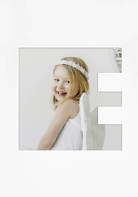 Passe Partout okienko w kształcie LITERKI "E"