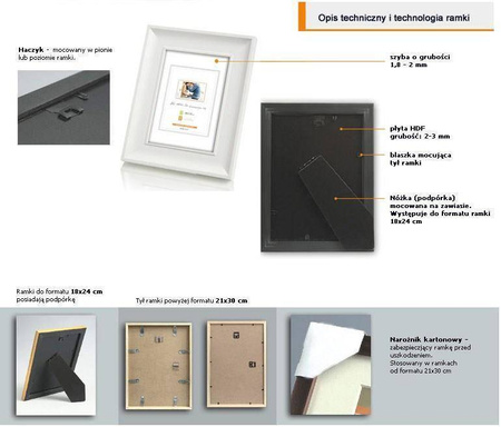 Ramka drewniana DRZG D 1 50x60 cm