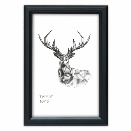 Zestaw czarnych ramek na 6 zdjęć PRESTO 2 GF0010