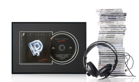 Ramka na płytę CD w kolorze czarnym. Ramka aluminiowa o rozmiarze 30x40 cm