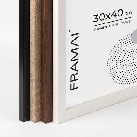 Ramka brązowa HEN 4 30x40 cm