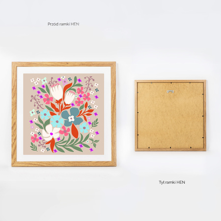 Ramka naturalna HEN 01 40x40 cm