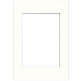 Passe partout 21x30 (15x21) LUCA Q5102 SNOW WHITE BIAŁY