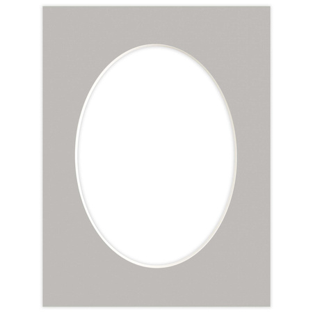 Passe partout 18x24 (13x18) OWAL SZARY - STORM - LUCA Q5305