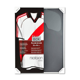 Frame Box II SILVER 60x80 cm aluminiowa ramka do oprawy koszulek sportowych