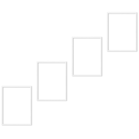Zestaw białych ramek na 4 zdjęć PINIA 1 GF0034 R