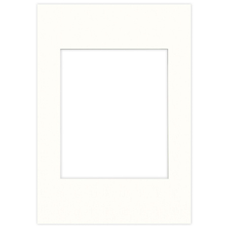 Passe partout 70x100 (50x60) LUCA Q5102 SNOW WHITE BIAŁY