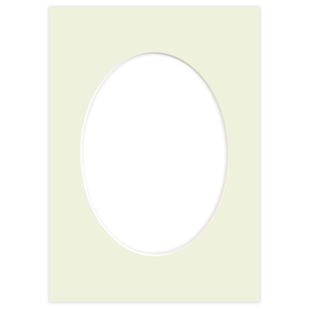 Passe partout 21x30 (15x21) OWAL ZIELONE MINT - LUCA Q5501