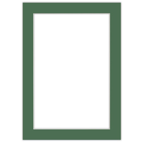 Passe partout 50x70 (40x60) ZIELONE MALACHITE - LUCA Q5506